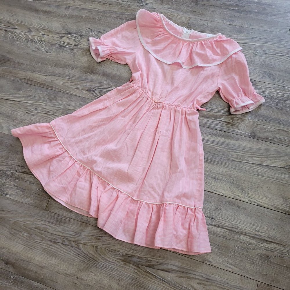 VINTAGE Delta Girl Pink Dress for Girls